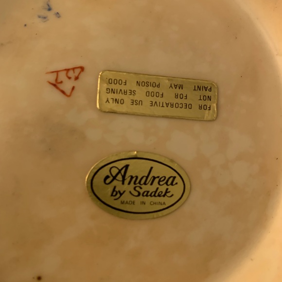 Andrea By Sadek 10" Decorative Bowl Floral Flower Print Mandala - Picture 3 of 6